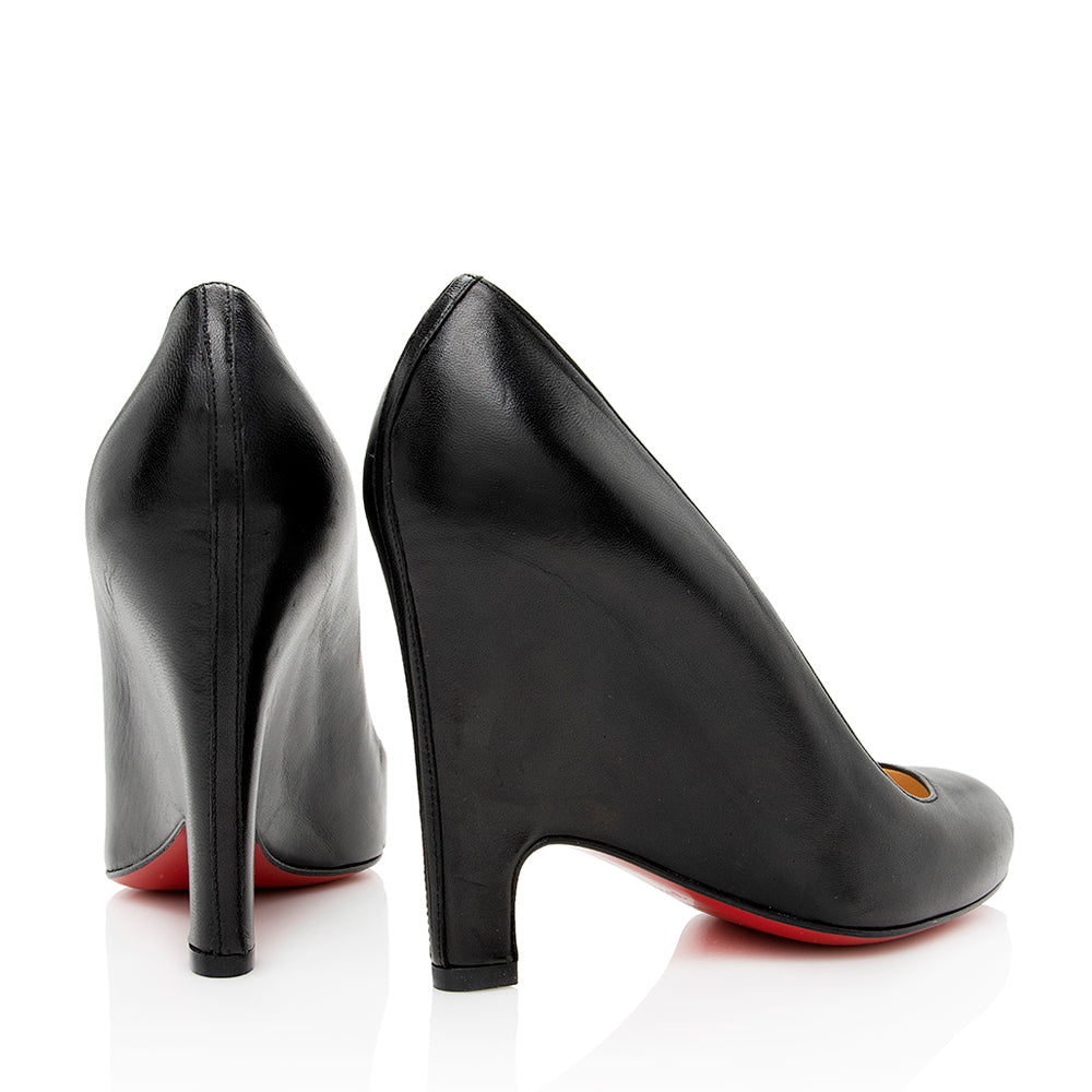 Christian Louboutin Nappa Leather Morphing Pumps - Size 7.5 / 37.5 (SHF-20025)