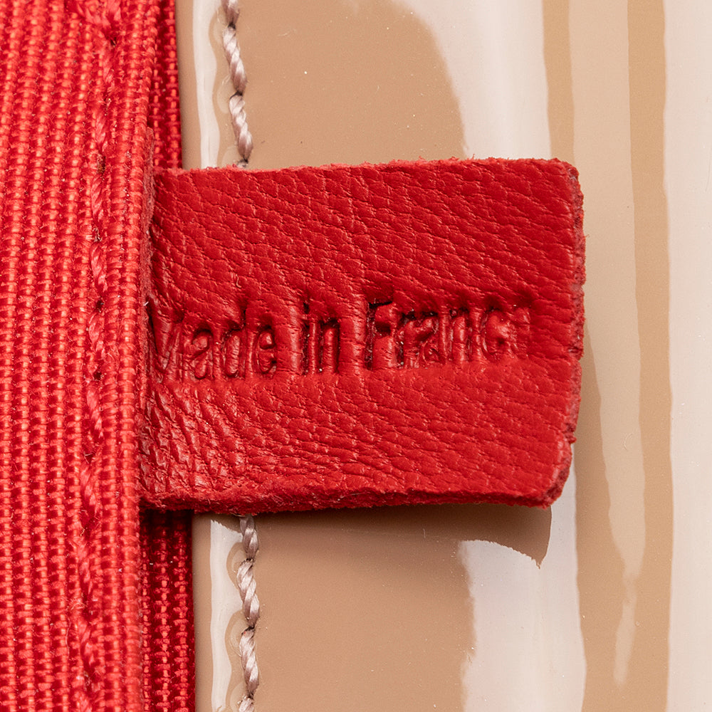 Christian Louboutin Patent Leather Pigalle Clutch (SHF-20777)