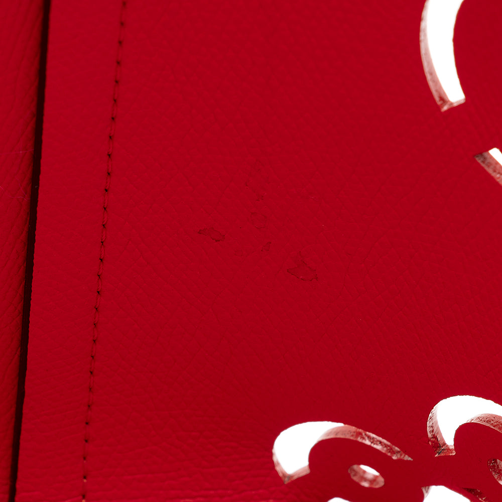 Christian Louboutin Perforated Leather Cabata Loubinthesky Small Tote (SHF-20627)