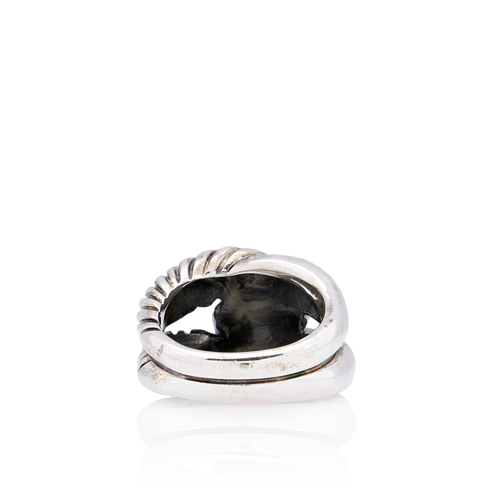 David Yurman Sterling Silver Infinity Knot Ring - Size 7 - FINAL SALE (SHF-18561)