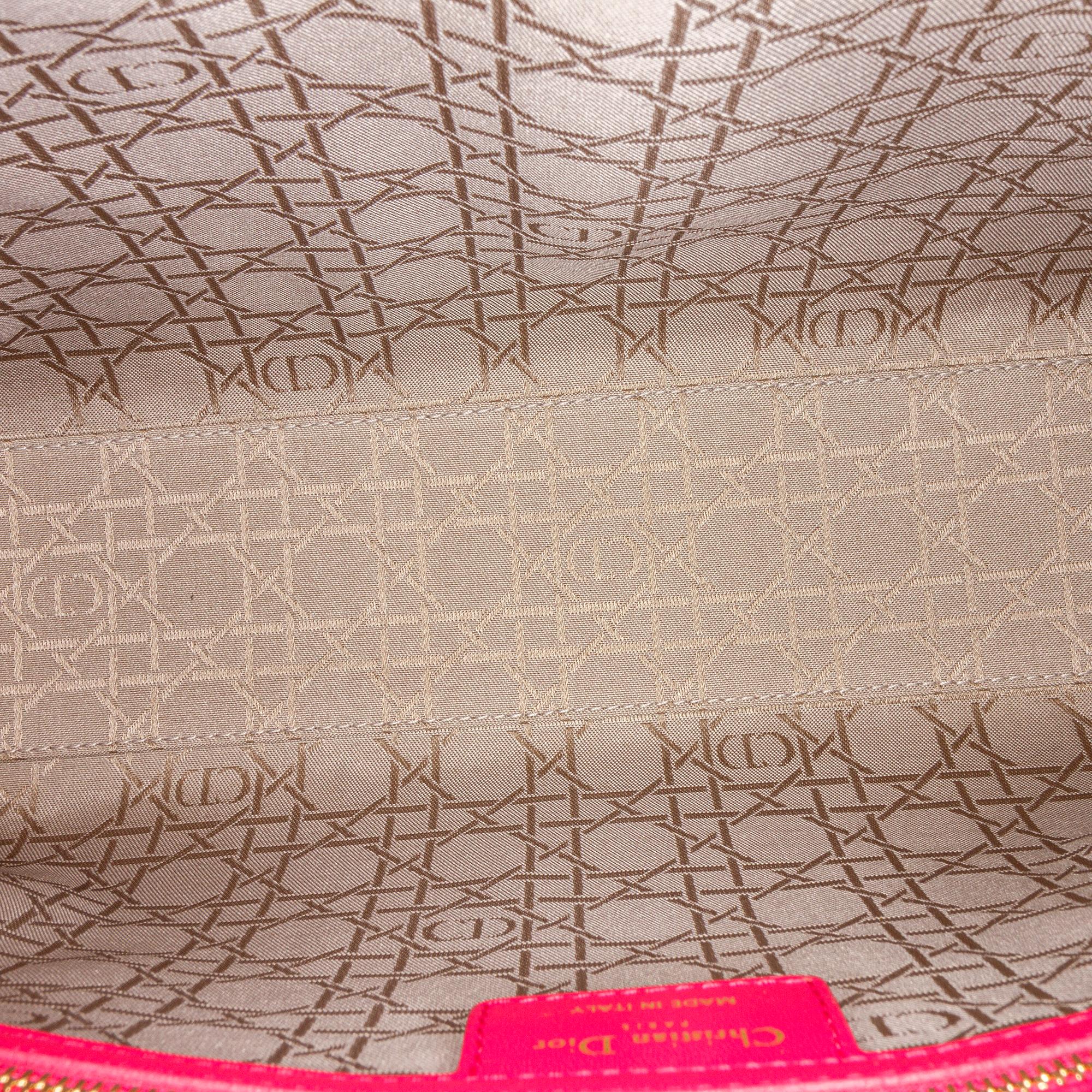 Dior Cannage Lady Dior Leather Satchel (SHG-30463)