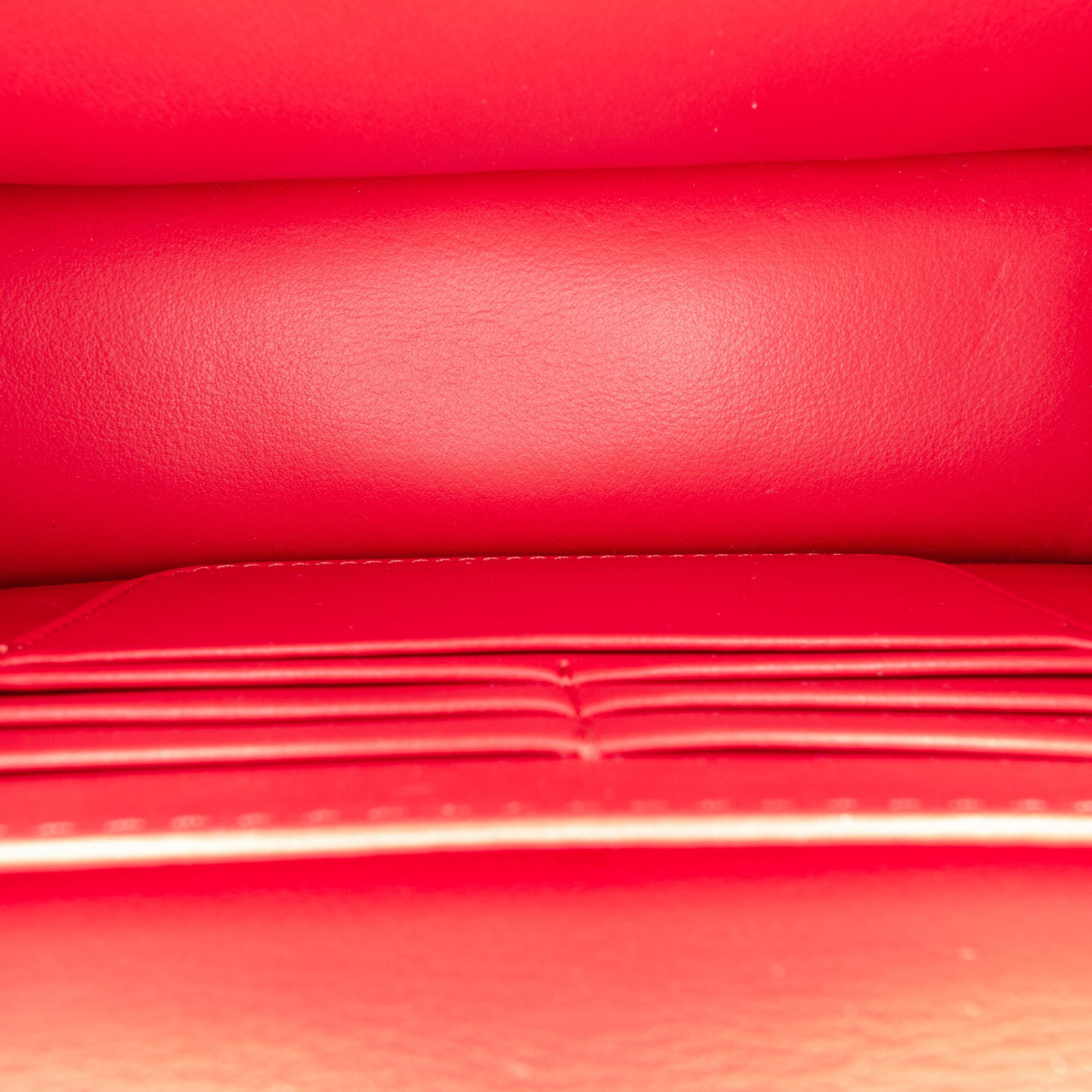 Dior Cannage Miss Dior Promenade Chain Leather Crossbody Bag (SHG-23861)