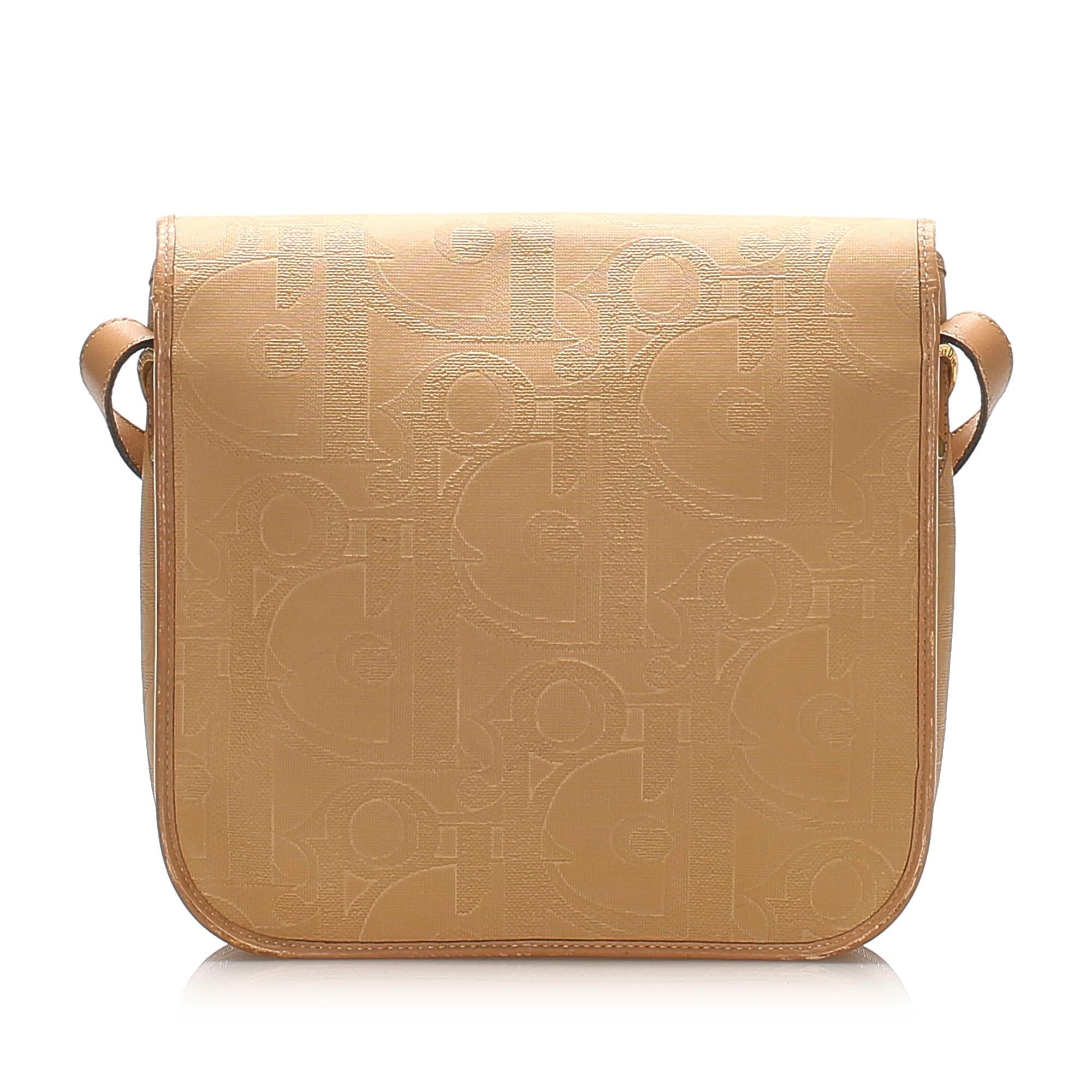 Dior Dior Oblique Leather Crossbody Bag (SHG-15318)