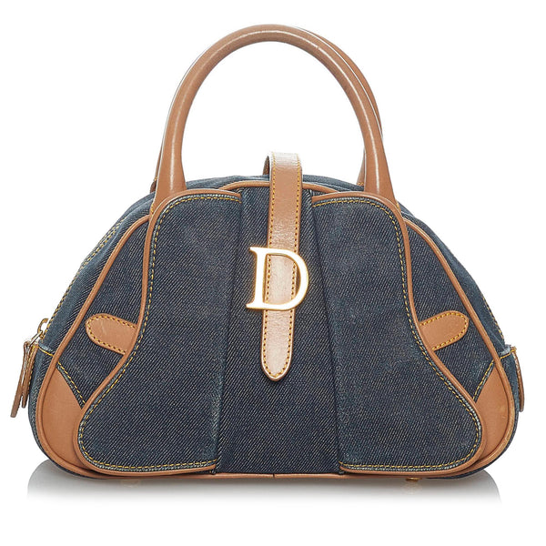 Dior Saddle Denim Dome Bag (SHG-35817) – LuxeDH