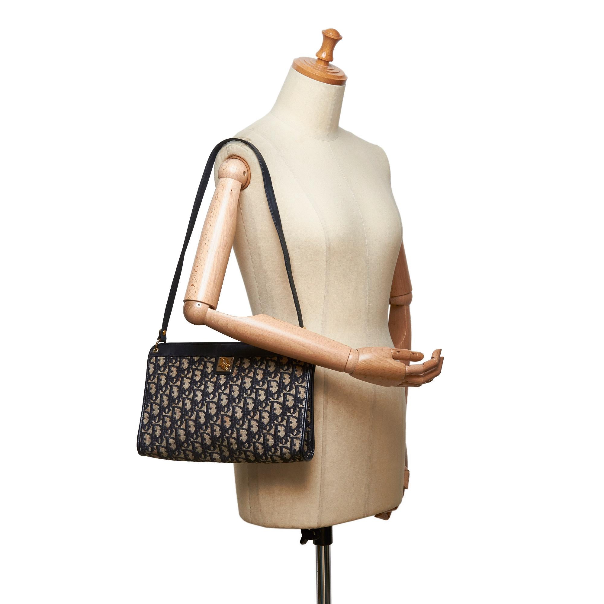 Dior Oblique Canvas Shoulder Bag (SHG-27927)