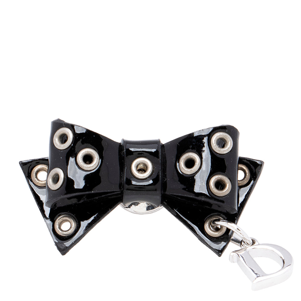Patent Leather Bow Petite Pin (SHF-19167)