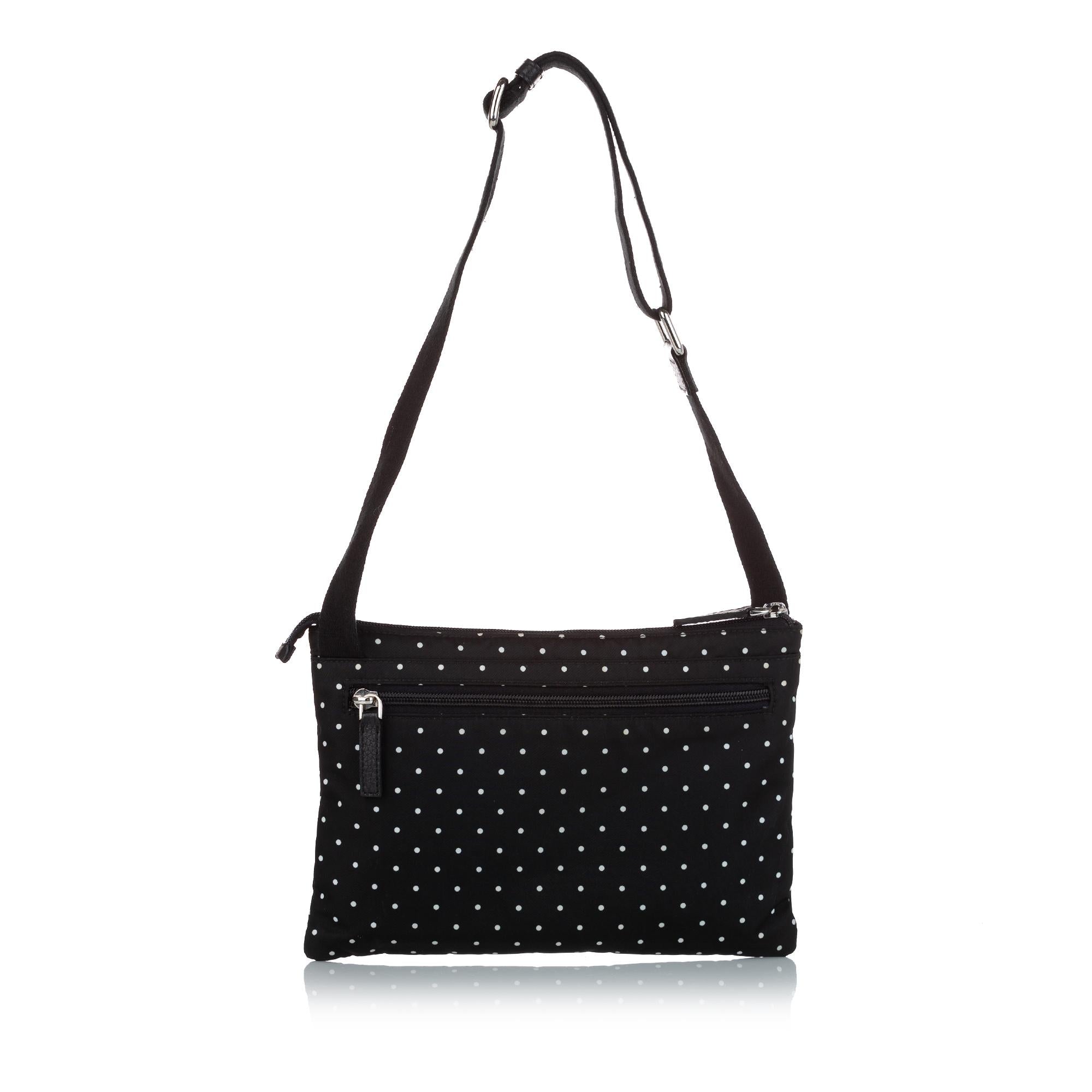 Dolce & Gabbana Family Patch Nylon Shoulder Bag (SHG-28237)