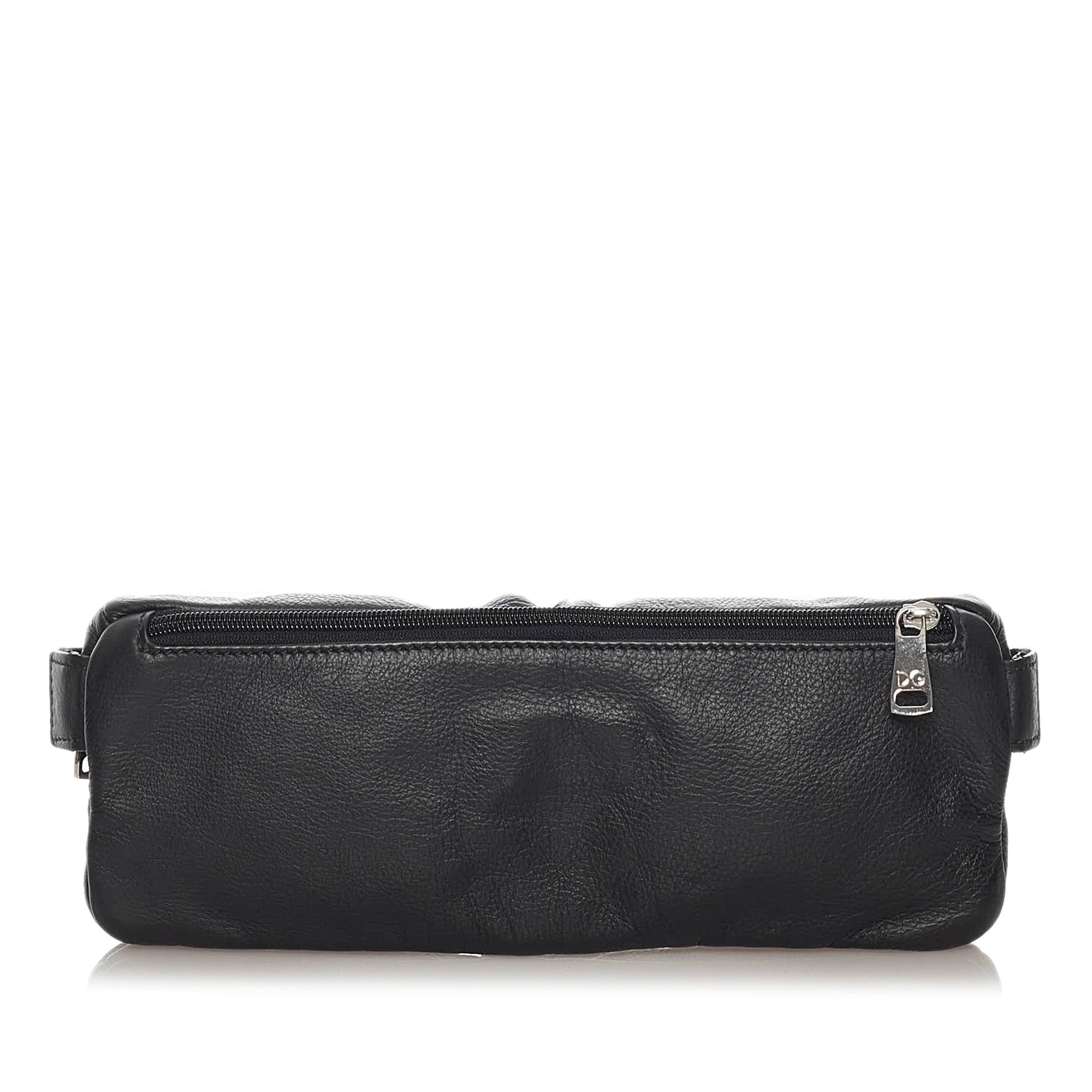 Dolce & Gabbana Leather Belt Bag (SHG-28430)