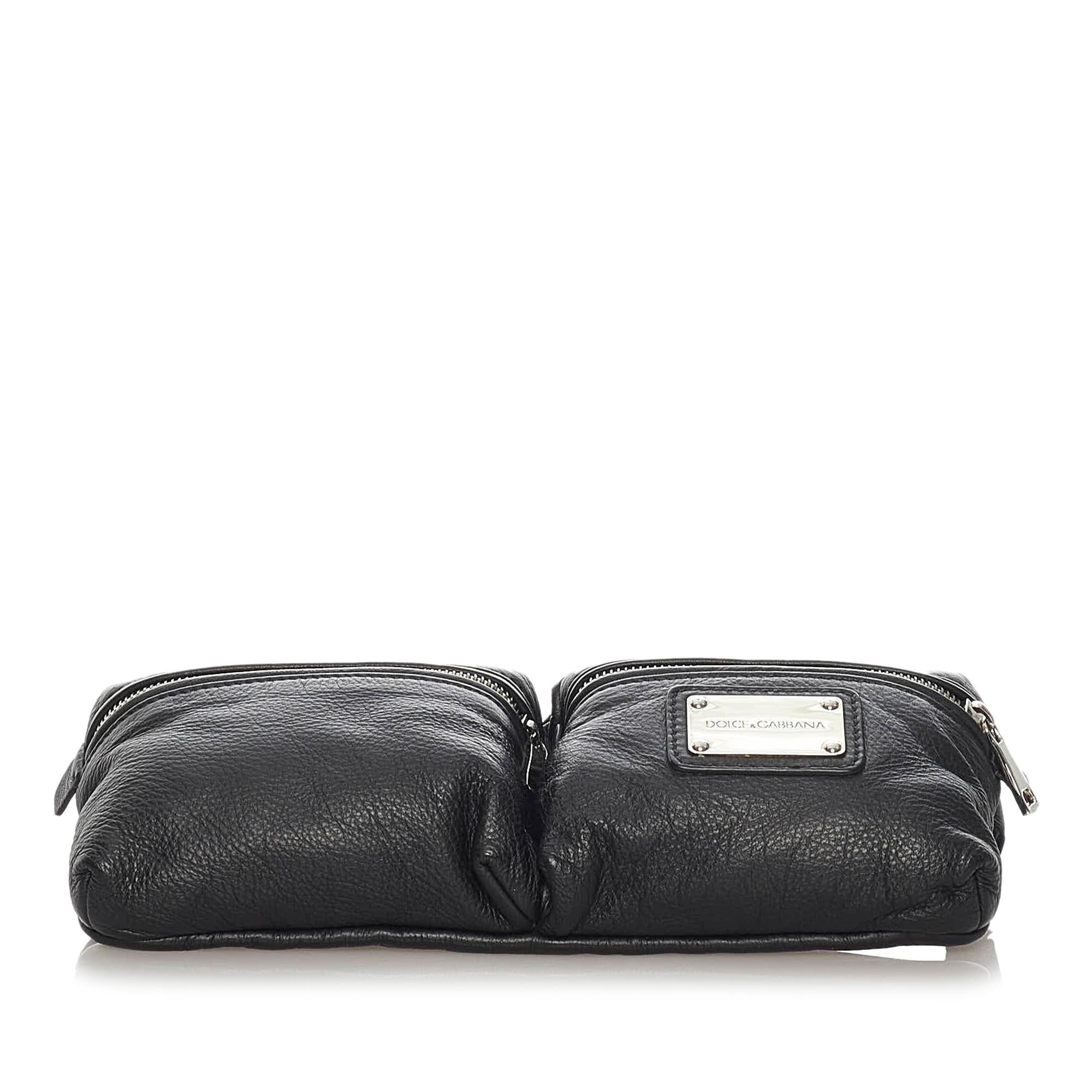 Dolce & Gabbana Leather Belt Bag (SHG-28430)