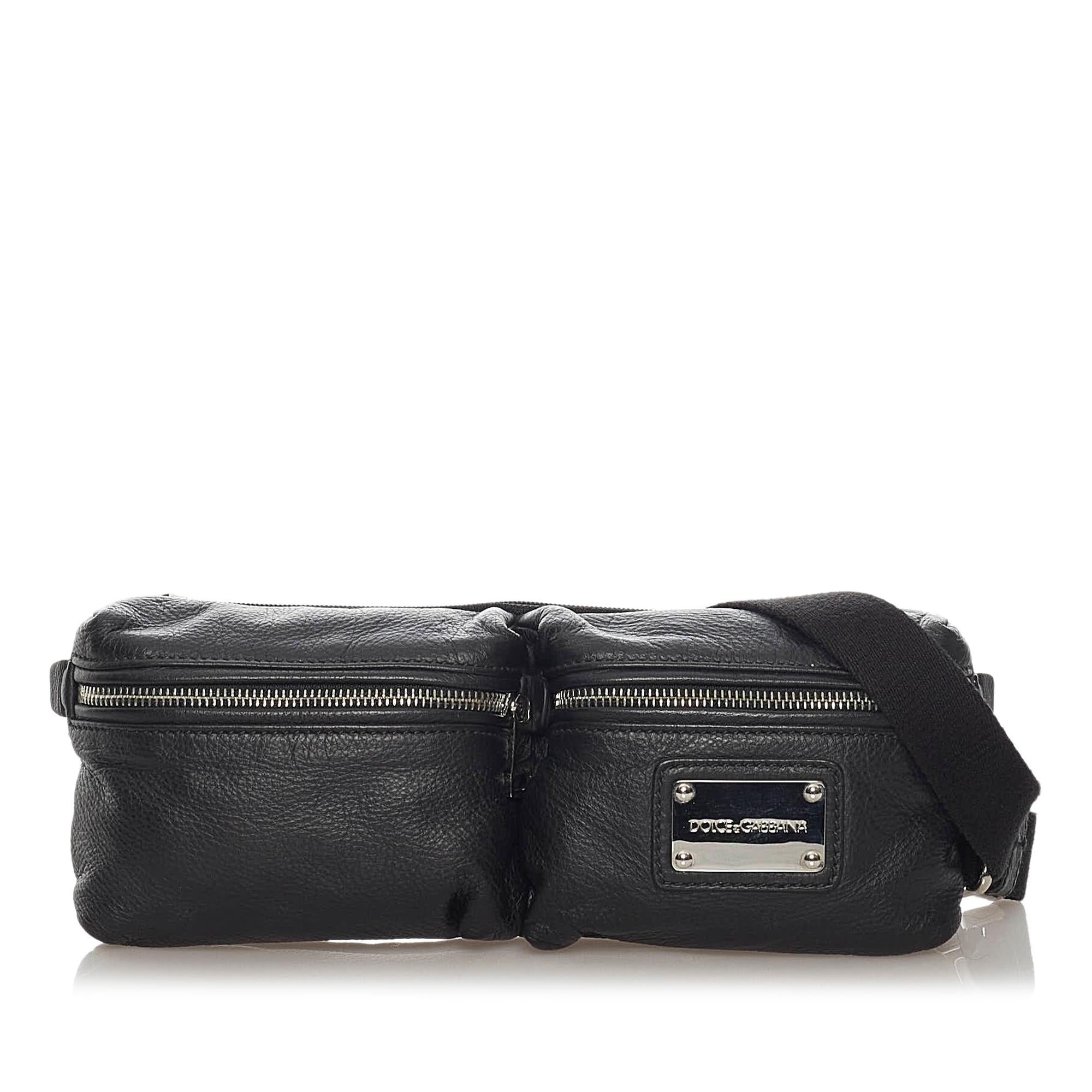 Dolce & Gabbana Leather Belt Bag (SHG-28430)