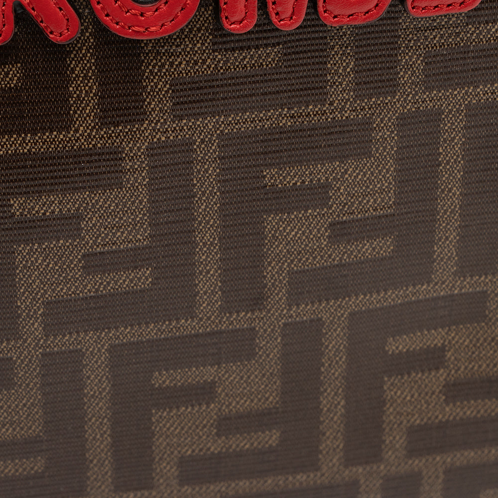 Fendi Coated Canvas Fila Mania Logo Shopper Tote (SHF-17070)