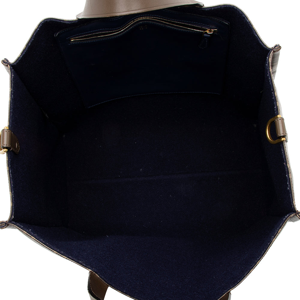 Fendi Coated Canvas Fila Mania Logo Shopper Tote (SHF-17070)