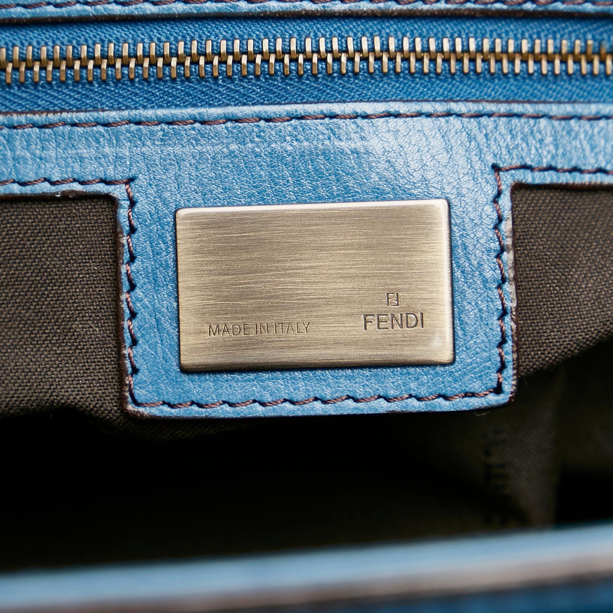 Fendi Doctor B Leather Shoulder Bag (SHG-31859)