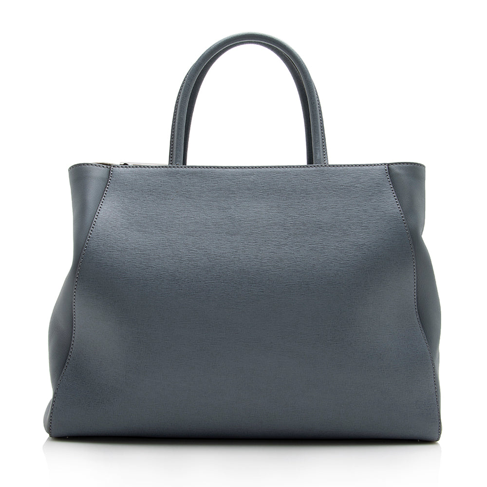 Fendi Leather 2Jours Medium Tote (SHF-17665)