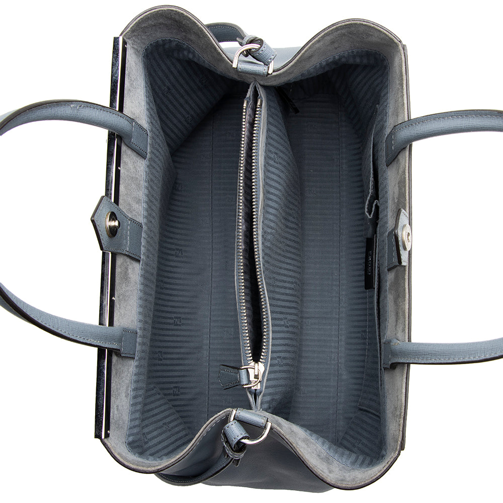 Fendi Leather 2Jours Medium Tote (SHF-17665)