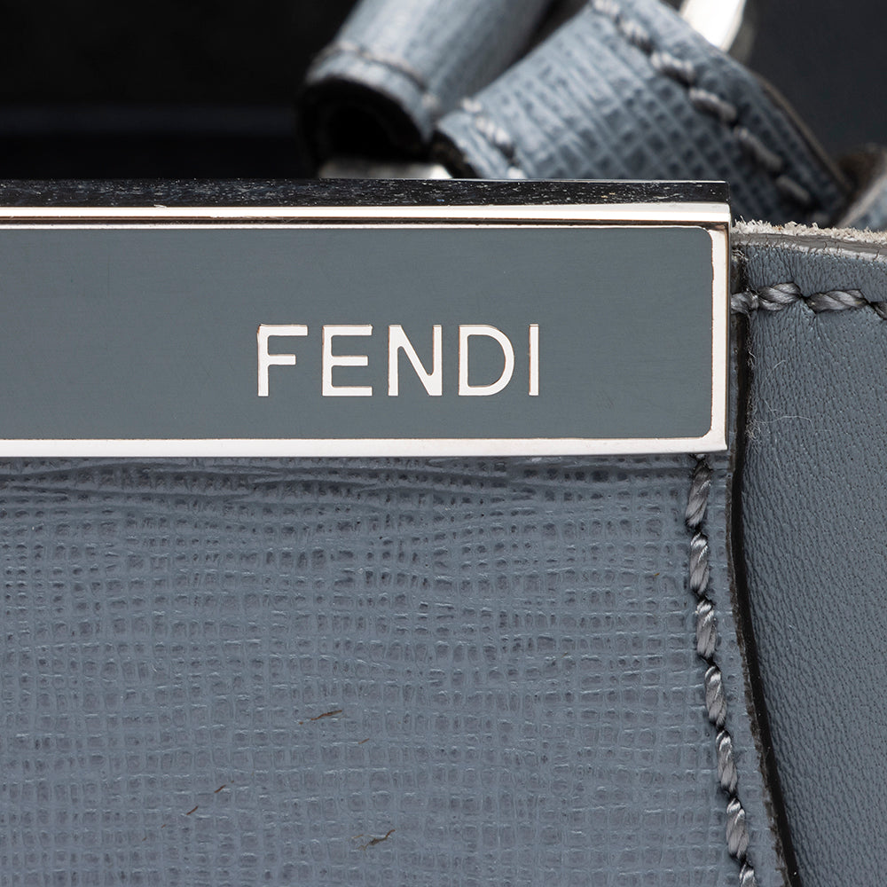 Fendi Leather 2Jours Medium Tote (SHF-17665)