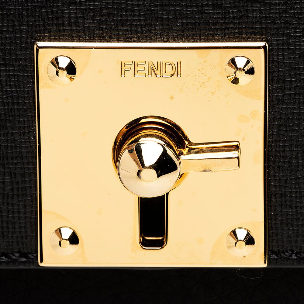 Fendi Leather Borsa Mini Crossbody Bag (SHF-19852)