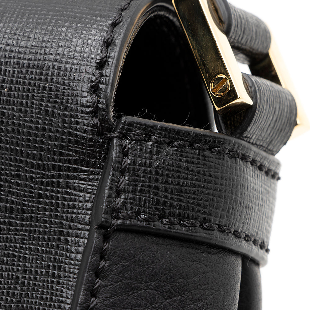 Fendi Leather Borsa Mini Crossbody Bag (SHF-19852)