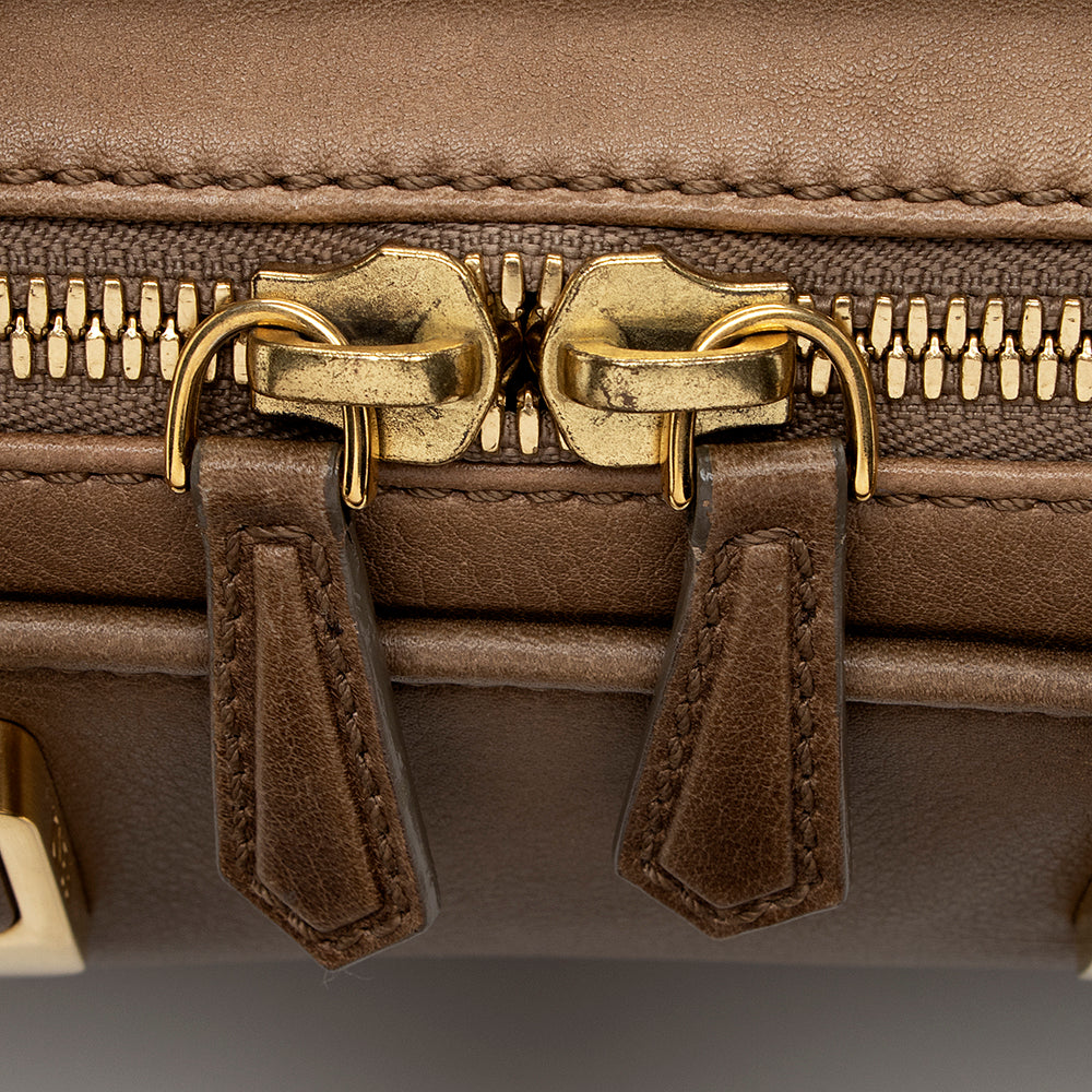 Fendi Leather Chameleon Large Satchel (SHF-18243)