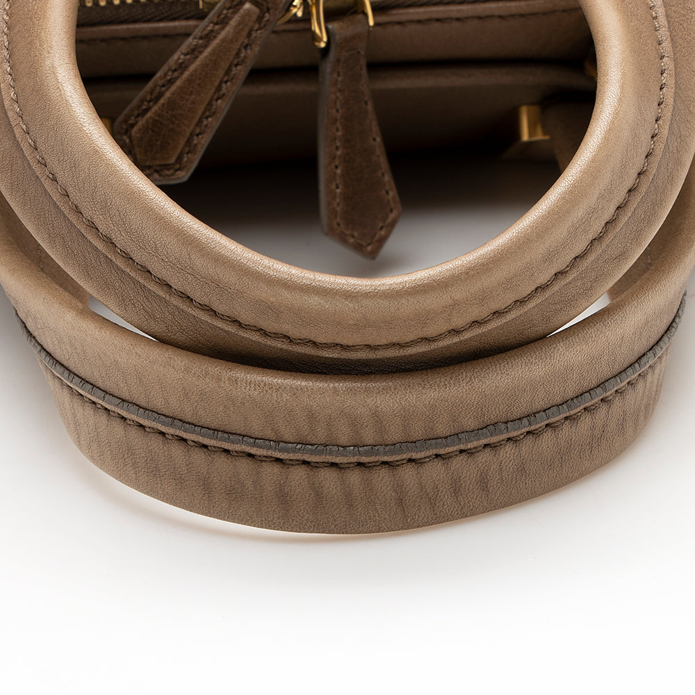 Fendi Leather Chameleon Large Satchel (SHF-18243)