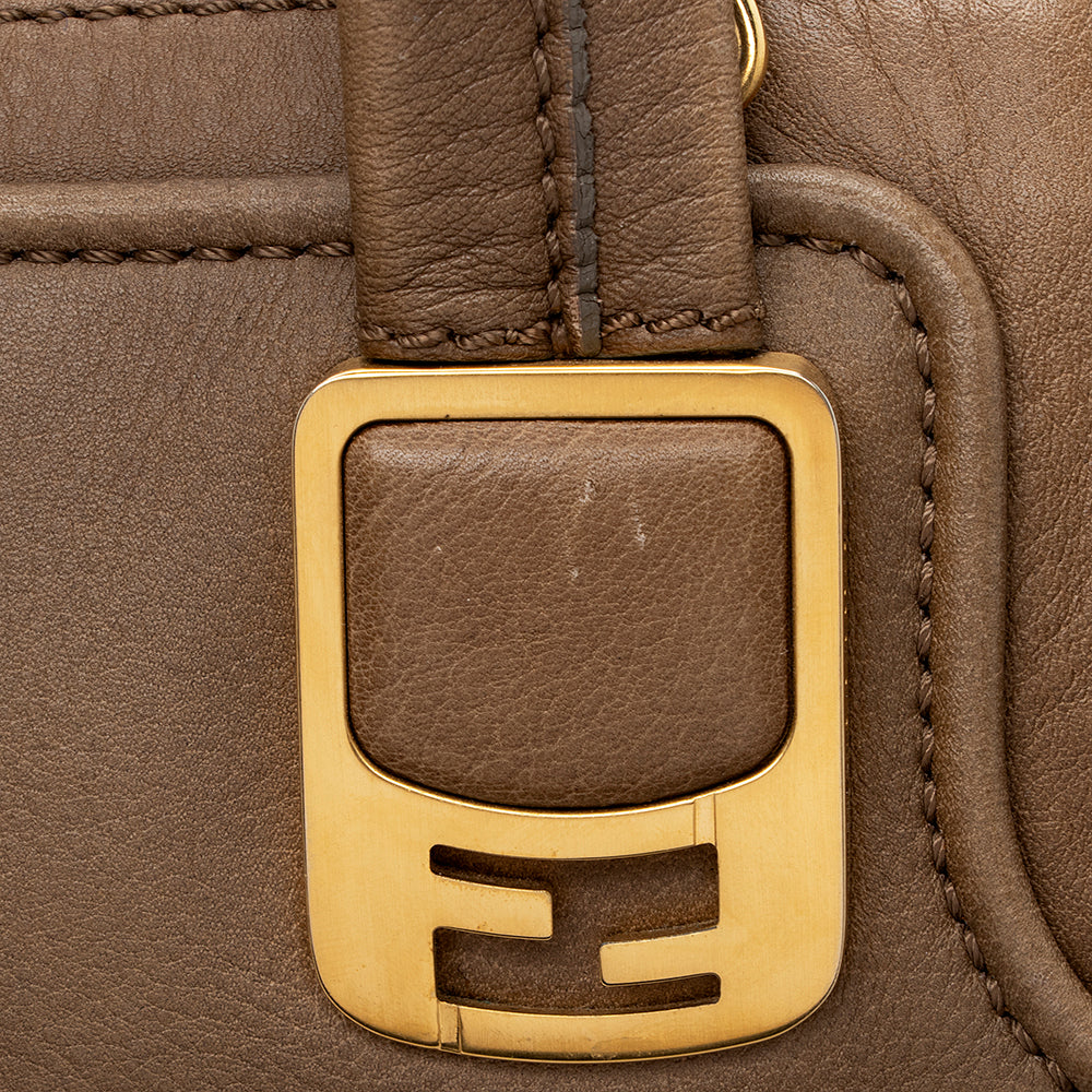 Fendi Leather Chameleon Large Satchel (SHF-18243)