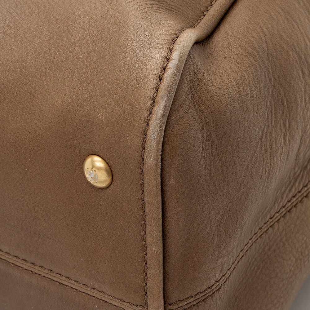 Fendi Leather Chameleon Large Satchel (SHF-18243)