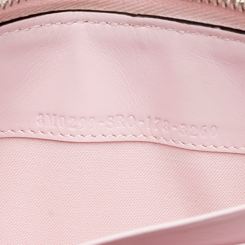 Fendi Leather Multicolor Studded Zip Around Wallet (SHF-17219)