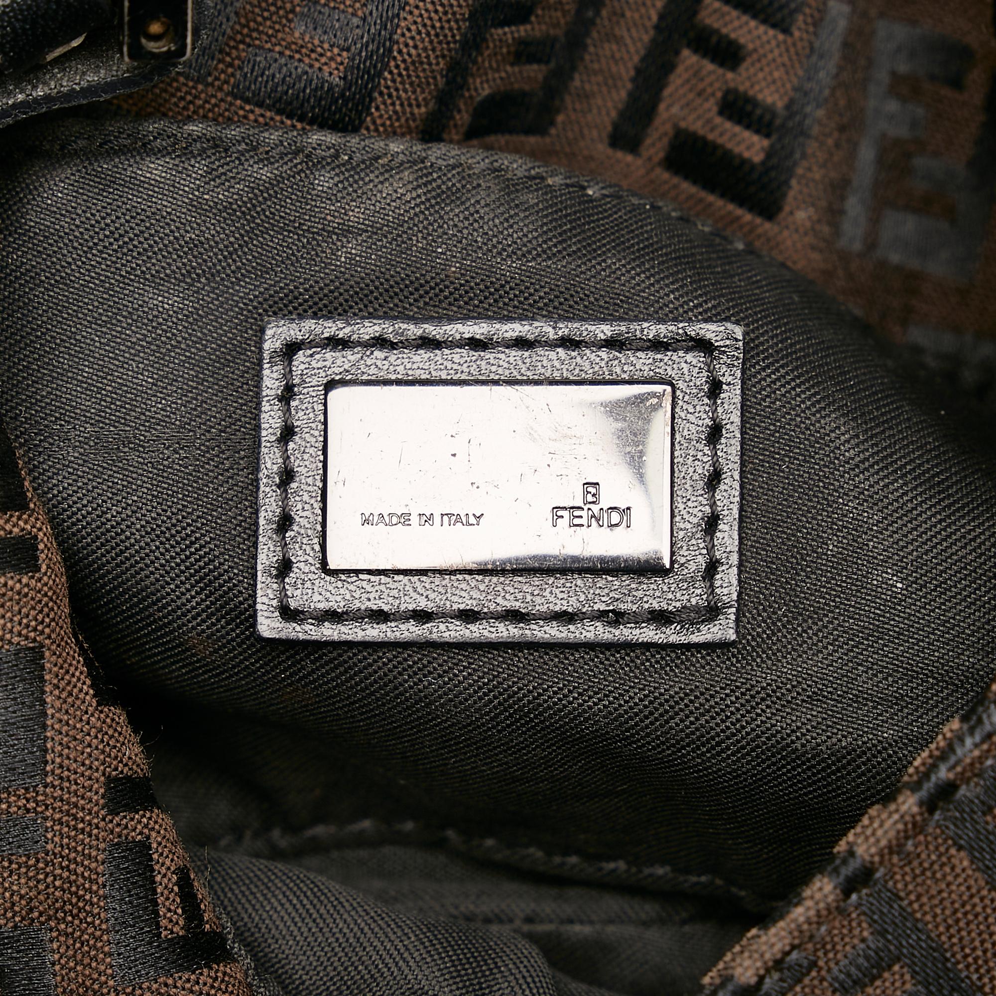 Fendi Mini Zucchino Canvas Mamma Baguette (SHG-28605)