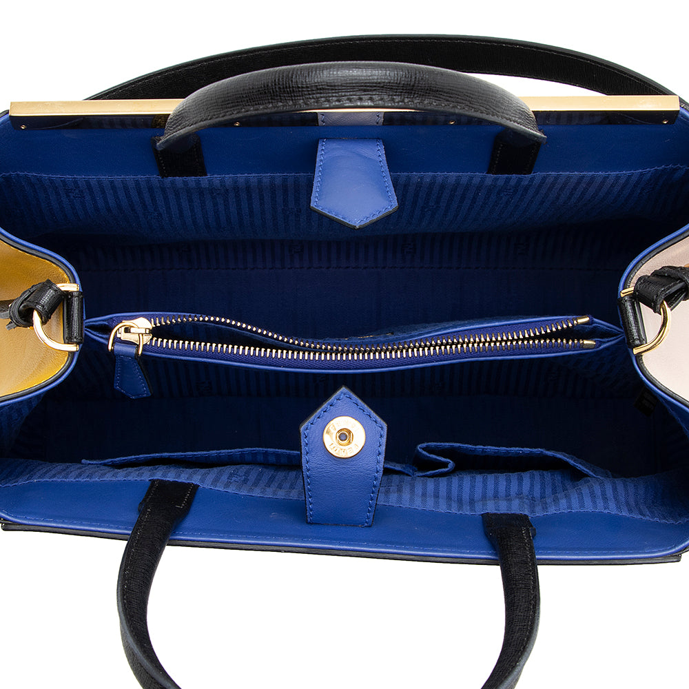 Fendi Multicolor Leather 2Jours Tote (SHF-18522)