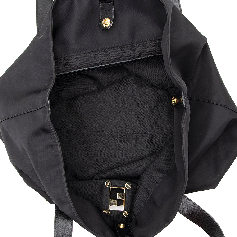 Fendi Nylon Logo Small Tote (SHF-20761)