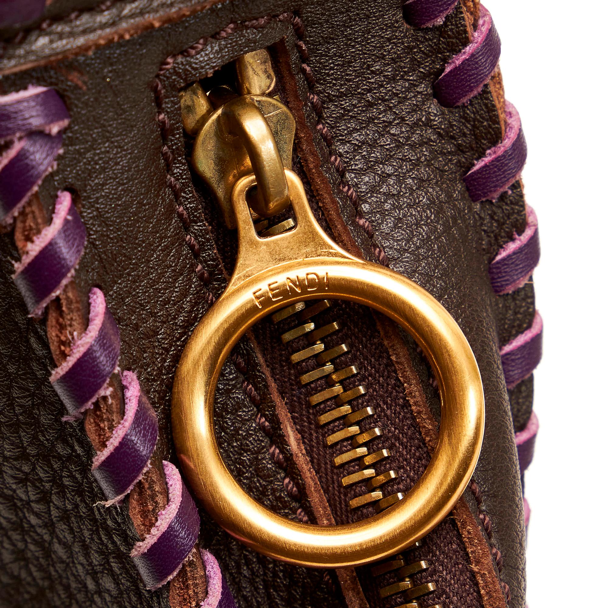 Fendi Oyster Leather Hobo Bag (SHG-27894)