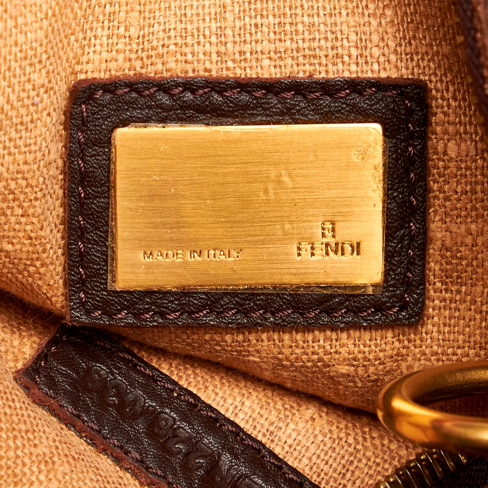 Fendi Oyster Leather Hobo Bag (SHG-27894)