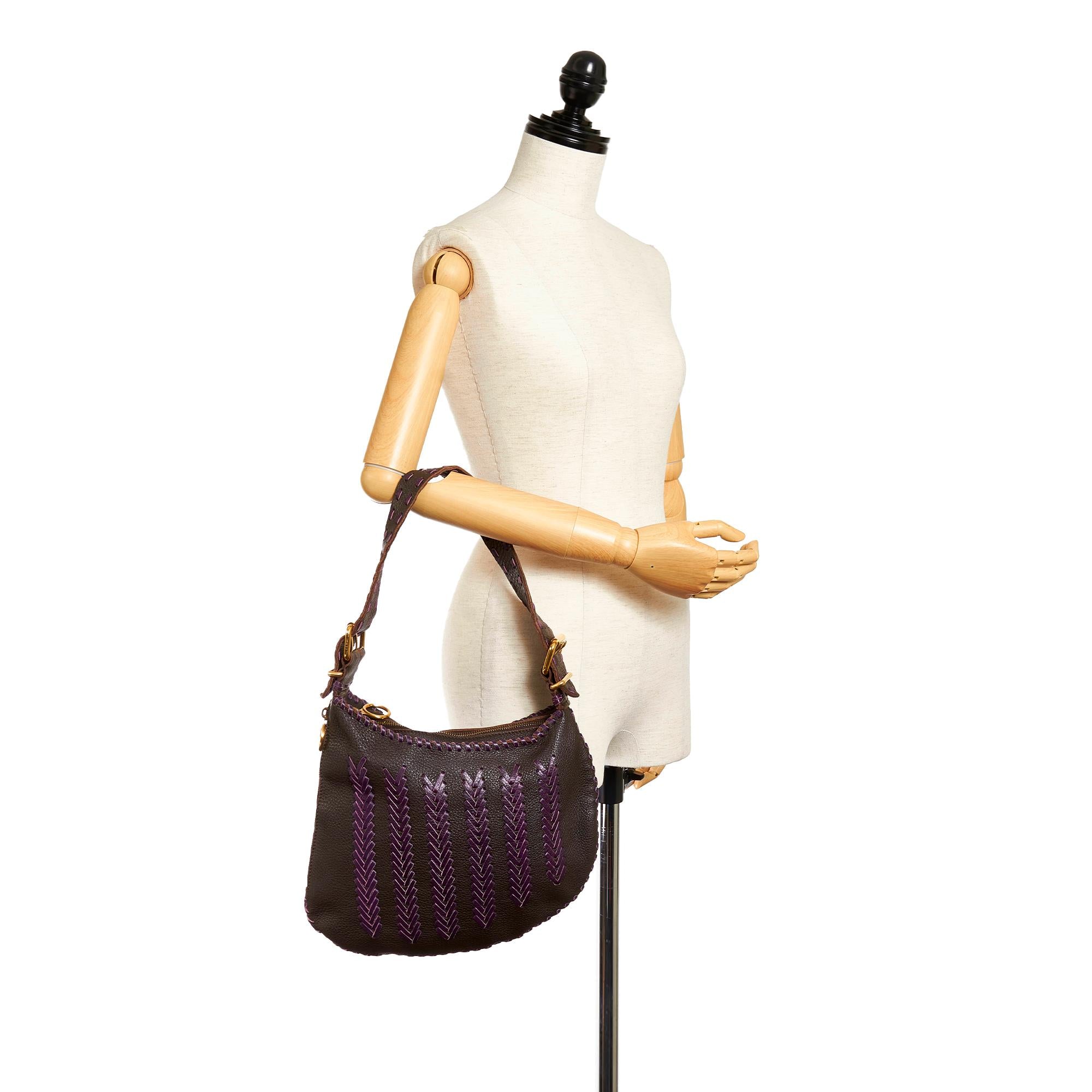 Fendi Oyster Leather Hobo Bag (SHG-27894)