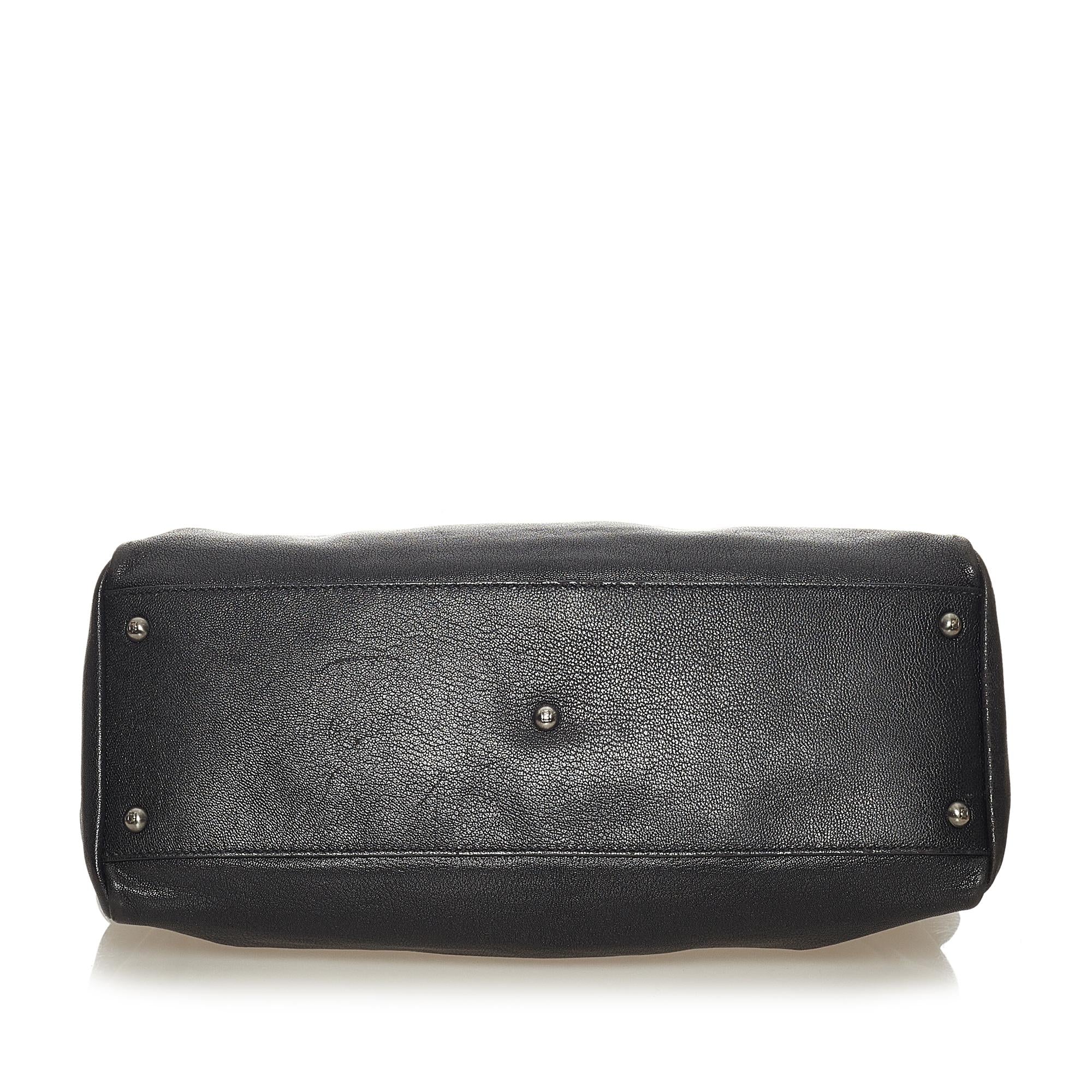 Fendi Peekaboo Leather Satchel (SHG-27736)