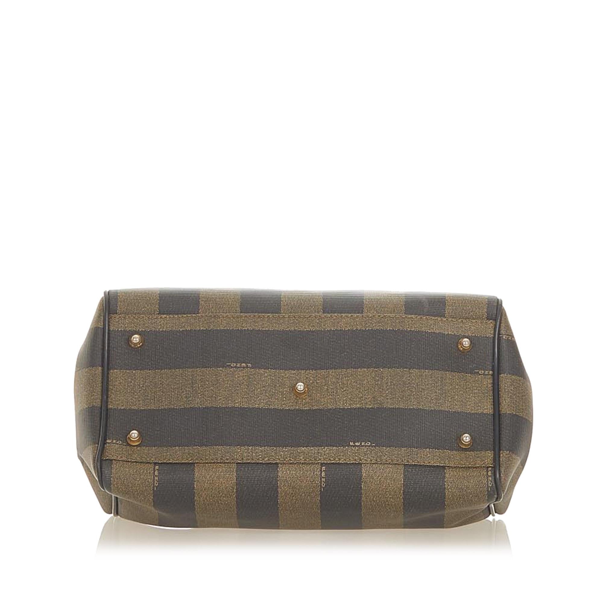 Fendi Pequin Boston Bag (SHG-19584)