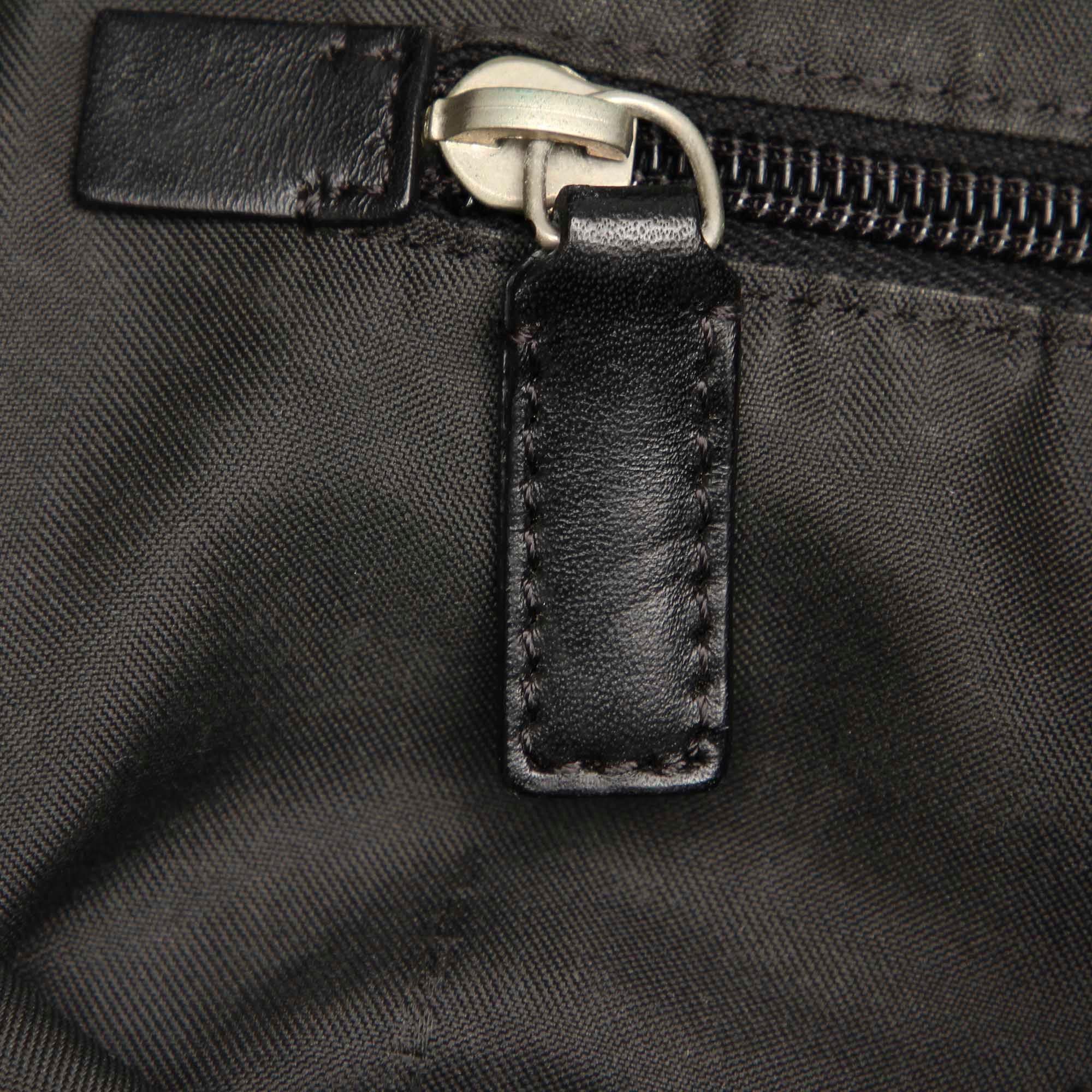 Fendi Pequin Canvas Shoulder Bag (SHG-11396)