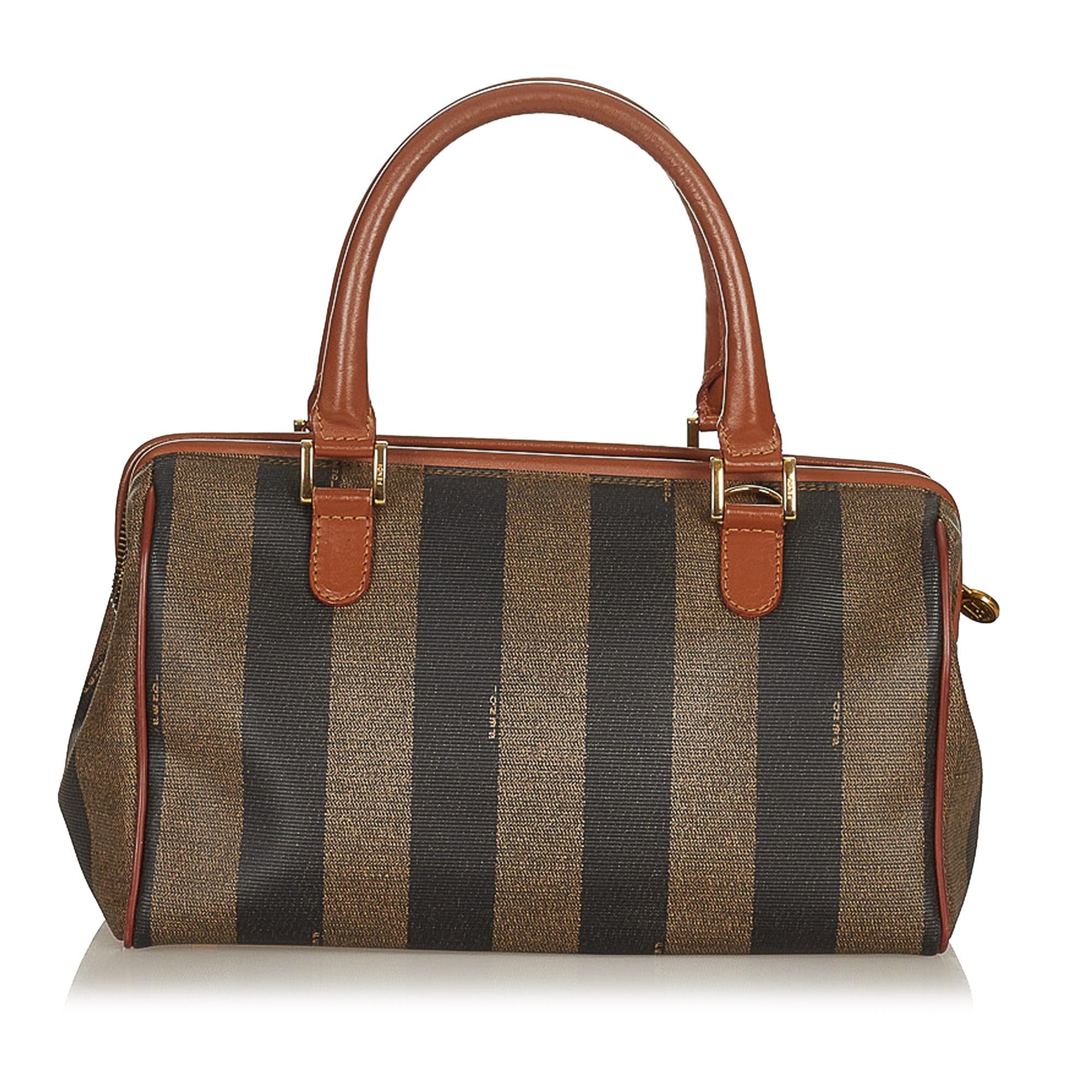 Fendi Pequin Handbag (SHG-27134)