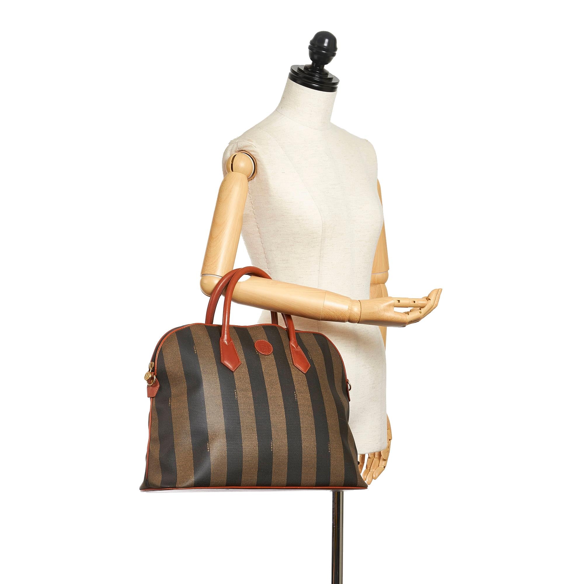 Fendi Pequin Handbag (SHG-32001)