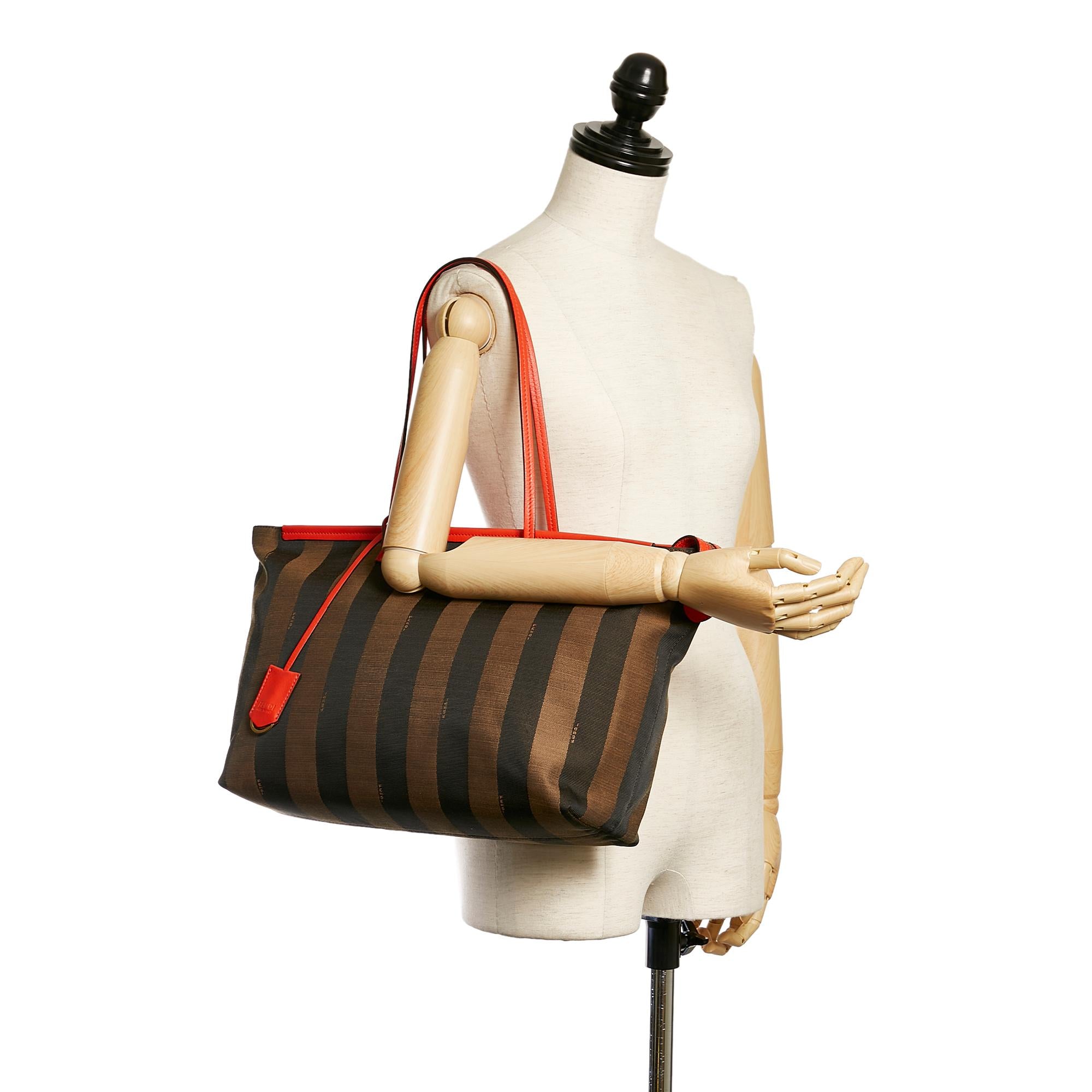 Fendi Pequin Tote Bag (SHG-32779)