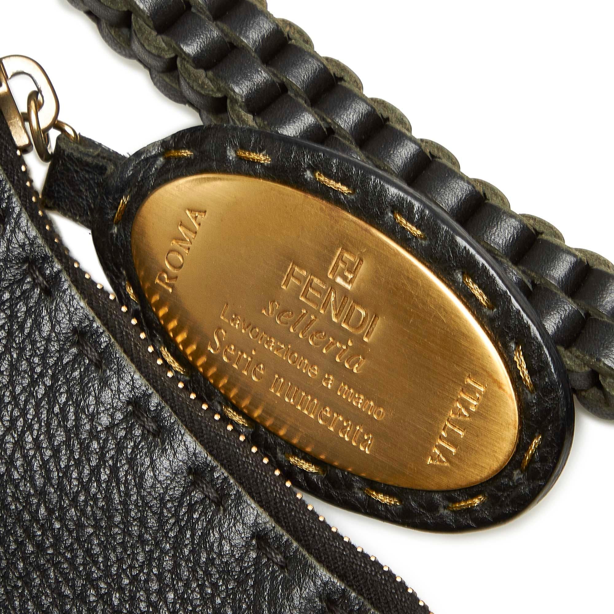 Fendi Selleria Leather Shoulder Bag (SHG-22349)