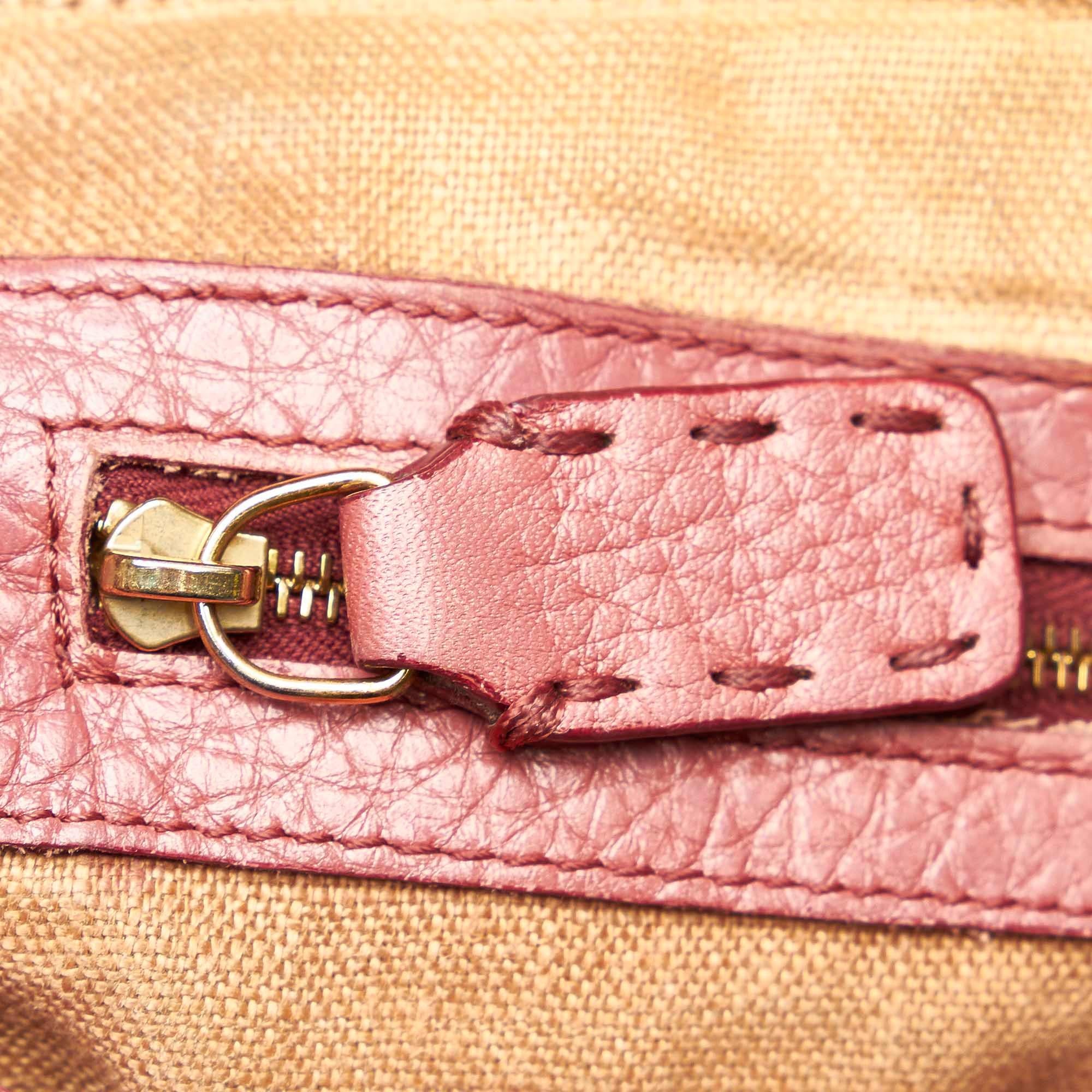 Fendi Selleria Linda Leather Handbag (SHG-31685)