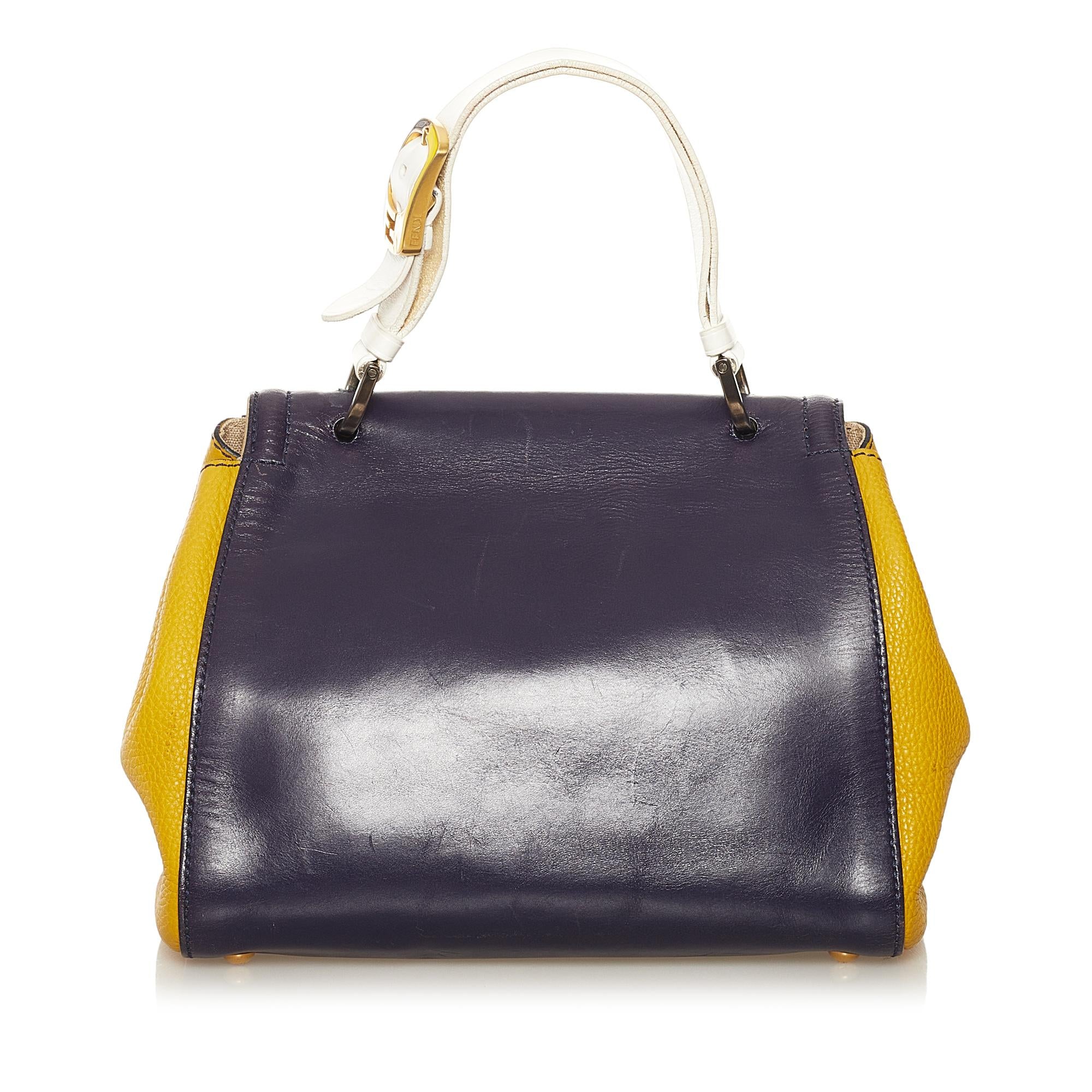 Fendi Silvana Leather Satchel (SHG-37731)