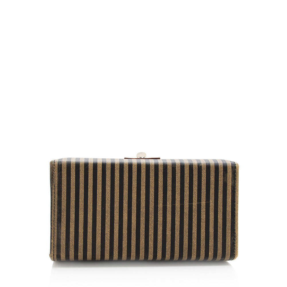 Fendi Vintage Pequin Train Case Shoulder Bag (SHF-18663)