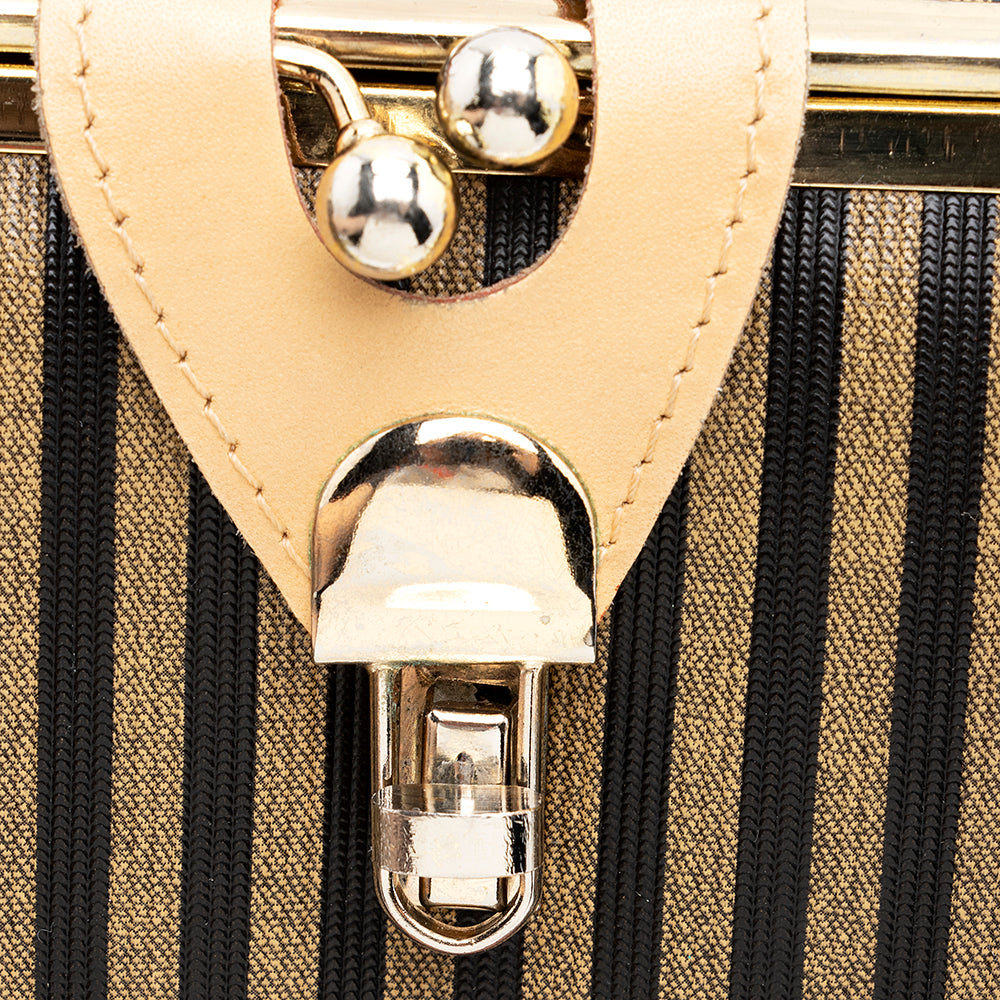 Fendi Vintage Pequin Train Case Shoulder Bag (SHF-18663)