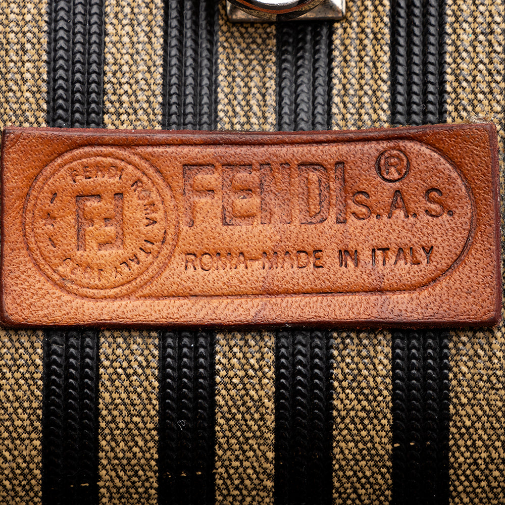 Fendi Vintage Pequin Train Case Shoulder Bag (SHF-18663)