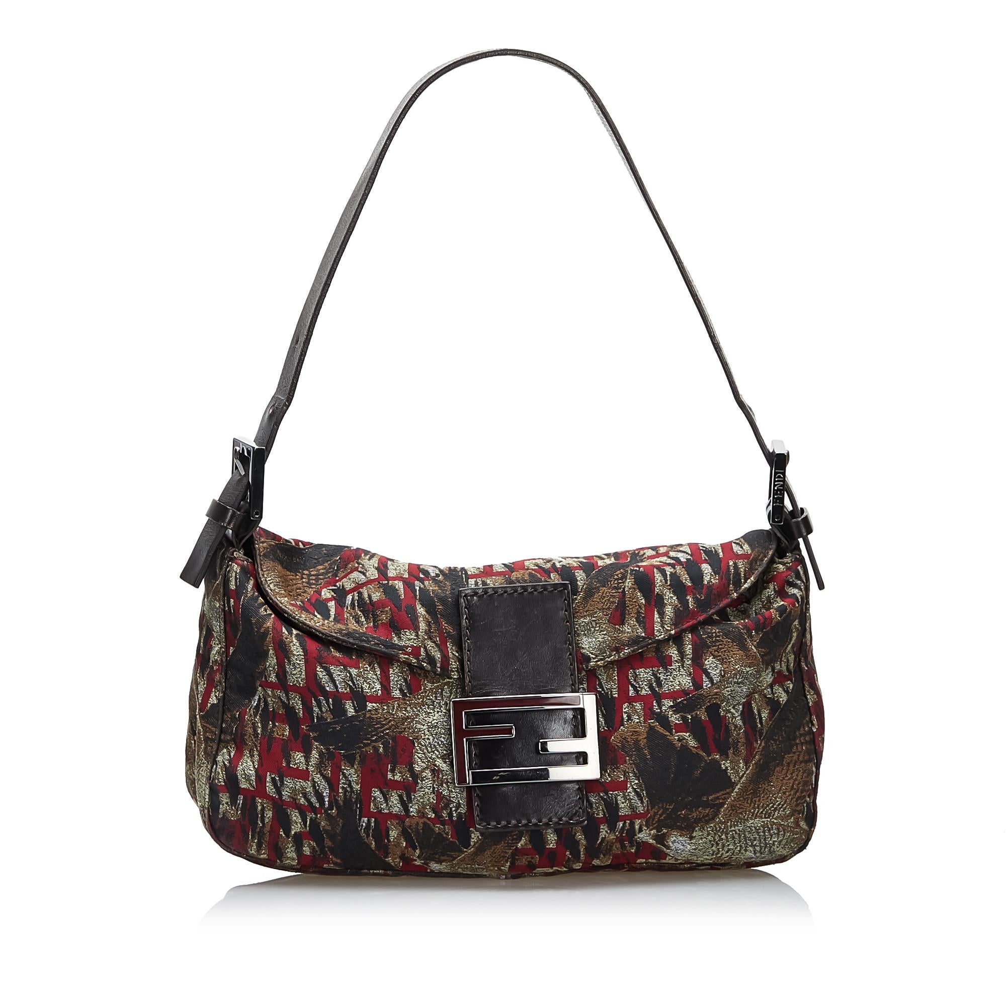 Fendi Zucca Bird Baguette (SHG-4MNS3d)