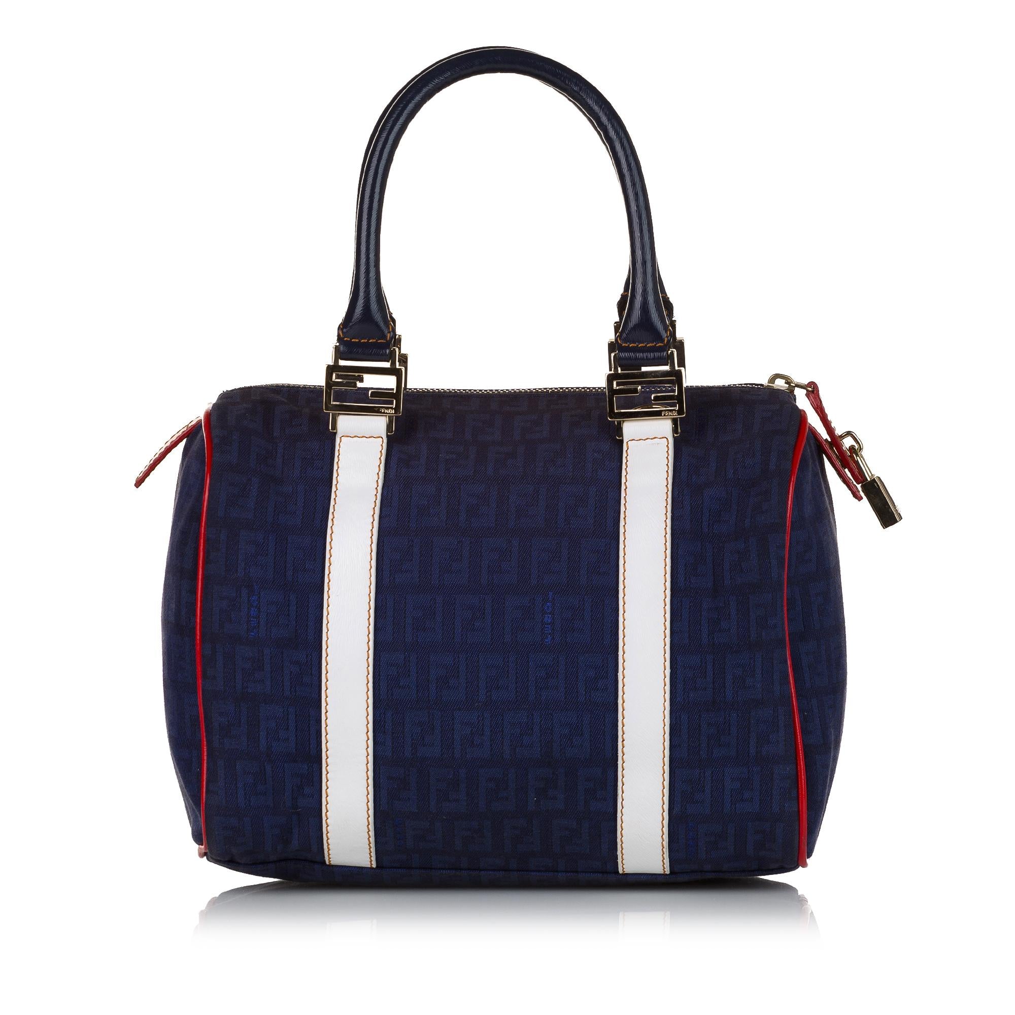 Fendi Zucchino Boston Bag (SHG-35933)