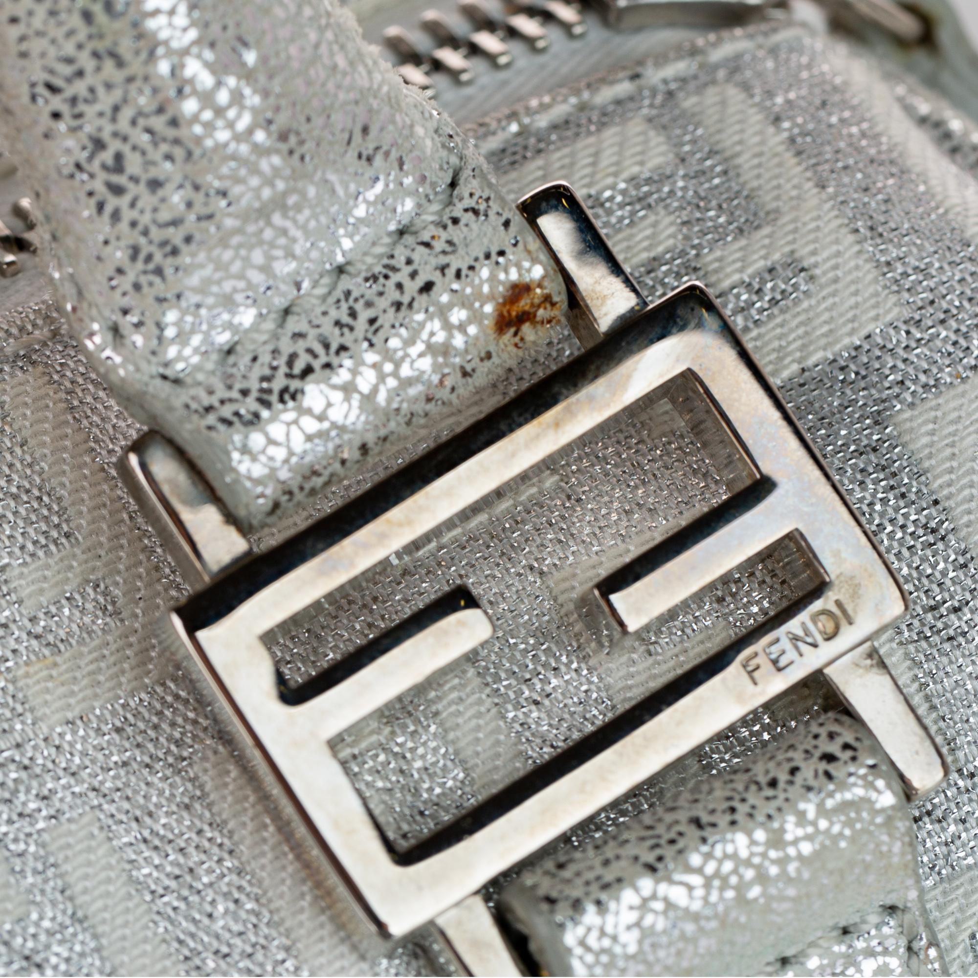 Fendi Zucchino Canvas Boston Bag (SHG-28234)