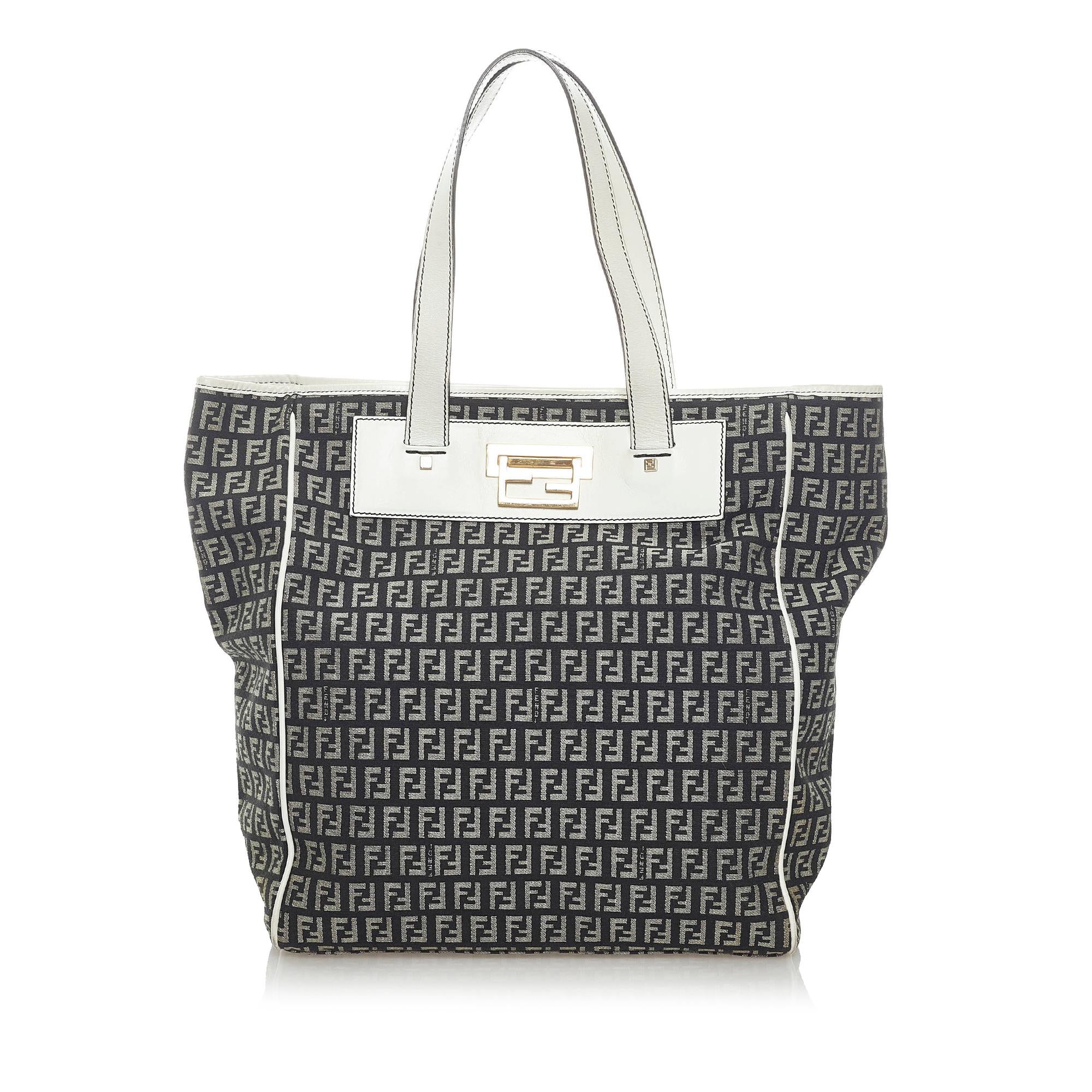 Fendi Zucchino Canvas Tote Bag (SHG-33487)