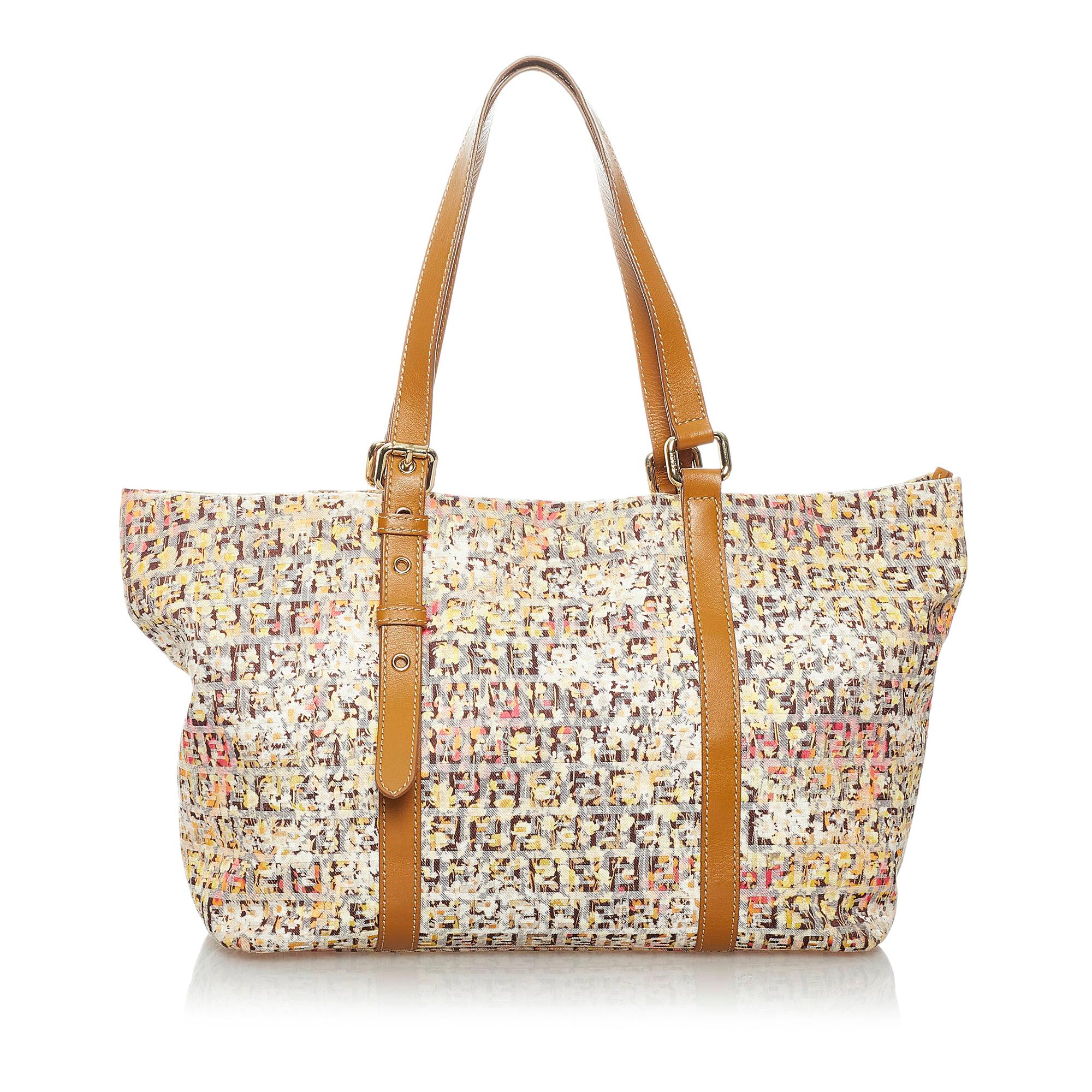 Fendi Zucchino Floral Tote Bag (SHG-30147)